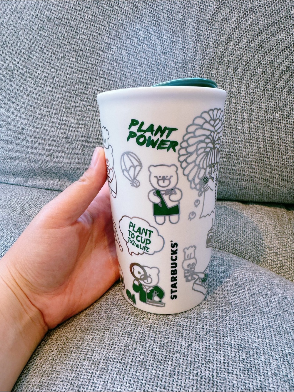 Starbucks Plant Power Ceramic Coffee Mug